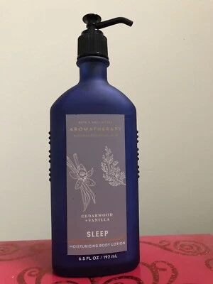 Bath & Body Works Aromatherapy ￼SLEEP CEDARWOOD VANILLA Body Lotion 6.5 oz RARE - Image 1 of 2