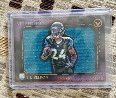 T.J. Yeldon Jaguars 2015 Topps Valor Jumbo Relic RC #VJR-TY 08/75 FREE SHIPPING - Image 1 of 3