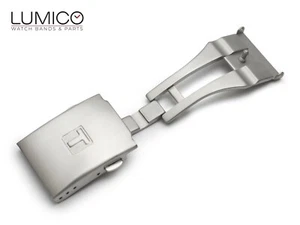 For TISSOT Watch TITANIUM GMT Rubber Strap Band Clasp Buckle 16mm 20mm Silver - Picture 1 of 3