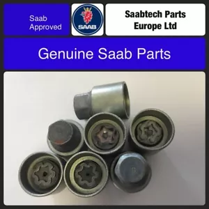 Genuine Saab Security Wheel Locking Bolt Nut Removal Key Code 107 / G - Picture 1 of 2