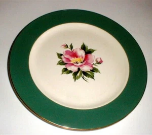 3 Homer Laughlin Century Service Corp EMPIRE GREEN 10" Dinner Plates_THREE 13E - Picture 1 of 3