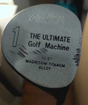 Máquina de golf GOLF Rawlings Ultimate aleación de titanio # 1 madera diestro varilla de grafito  Foto 1 de 4