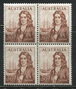 Australia Explorers 50 cents block of 4 mint o.g. - Picture 1 of 1