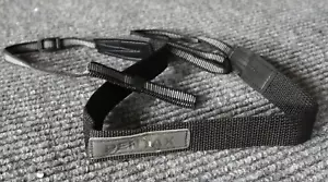 Vintage Pentax Camera Neck Strap Adjustable Nylon Black Gray - 40" Total Length - Picture 1 of 5
