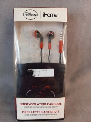 Disney iHome Minnie Mouse Noise-Isolating Earbuds, NEW! - Image 1 of 4