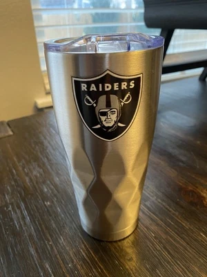 Copo de Diamante Las Vegas Raiders The Memory Company - 22 oz - Novo - Imagem 1 de 4