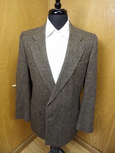 Blazer Uomo Cappotto Sportivo Giacca Perry Ellis 36r Saks Fifth Ave Doppiopetto N#11 - Foto 1 di 6