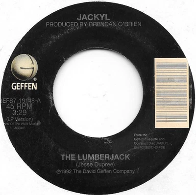 JACKYL The Lumberjack/I Stand Alone on Geffen hard rock 45 HEAR Foto 1 de 2