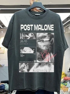 Post Malone Rapper T-Shirt Männer Frauen Classic Tee Geschenk für Fan QT1593 - Bild 1 von 3