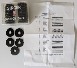 31 Singer Fashion Discs 2-31 & 37  in Original Case - Picture 1 of 13