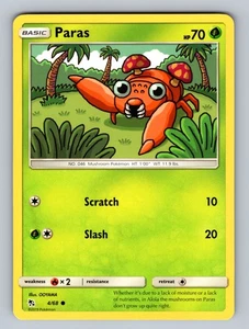 Paras 4/68 Common Hidden Fates LP - NM Pokemon TCG - Picture 1 of 2