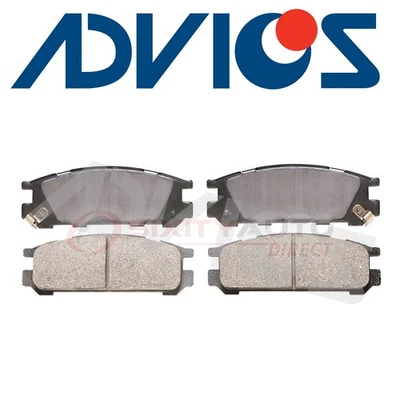 ADVICS Rear Disc Brake Pad Set for 1992-1997 Subaru SVX  - Braking Stopping bw Foto 1 de 4