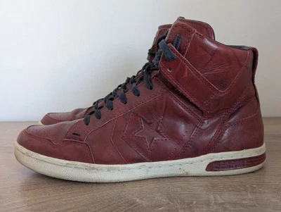 Converse x John Varvatos "Weapon" High Top Leder Sneaker Gr. EU 43 - US 9,5 - Bild 1 von 4