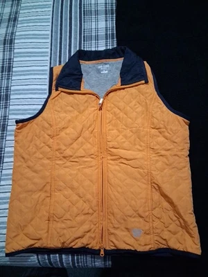 OLEG CASSINI Sport Medium quilted Orange Vest - Image 1 of 4