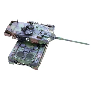 1/72 Ukraine Leopard 2A6 Main Battle Tank Finished Model Prototype Military Tank - Foto 1 di 14