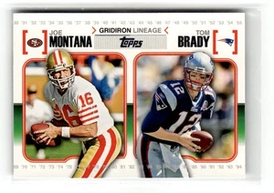 Topps 2010 - Joe Montana Tom Brady #GL-MOB - Imagen 1 de 2