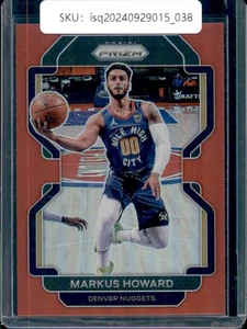 2021-22 Panini Prizm Markus Howard /299 Base Prizms Red RC #218 - Picture 1 of 2