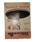 Handy Hints Mexicana Airlines For Travel In Mexico 1950’s 