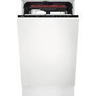 AEG FSE73507P Fully Integrated Slimline Dishwasher - Black - 10 Place Setting...