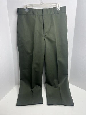 Flying Cross by Fechheimer Olive Green Uniform Pants size 34 X 26 Style 32218 - Image 1 of 4