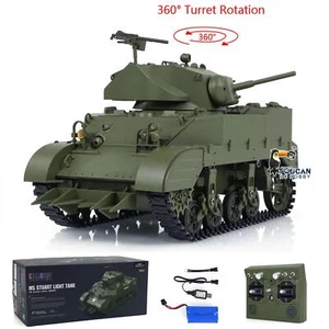 1/16 Maßstab RTR Panzer US Stuart M5A1 British VI Light Hohe Geschwindigkeitd - Bild 1 von 12