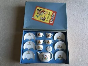 RARE C1930s VINTAGE BESWICK MADE DISNEYLAND NURSERY TEA SET IN ITS ORIGINAL BOX - Picture 1 of 12