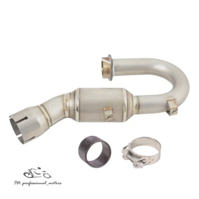Титановая труба переднего коллектора выхлопной системы для Kawasaki KX250 KX250X 2024 2023 2022 2021 - Изображение 1 из 4