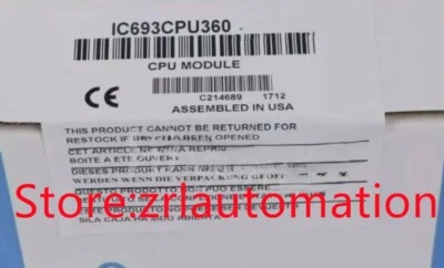 New In Box GE  IC693CPU360 Fanuc CPU Module IC693CPU360 - Image 1 of 2