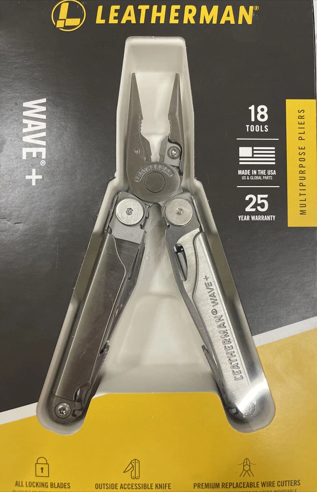 Leatherman 832532 Wave Plus Multi Tool with Black Nylon Seth - Stainless