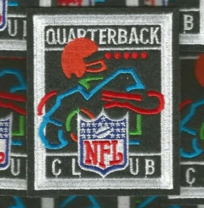 NFL QUARTERBACK CLUB PATCH ~ VINTAGE 90'S EMBROIDERED RETRO IRON-ON ~ BRAND NEW - Picture 1 of 7