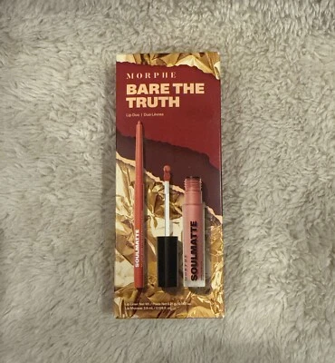 MORPHE Cosmetics Soulmatte Lip Mousse & Lip Liner Duo DEAREST (pink nude) BNIB - Image 1 of 3