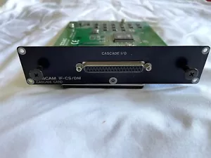 -- RARE -- TASCAM IF-CS/DM Cascade Card for DM24 Digital Mixers - Picture 1 of 1