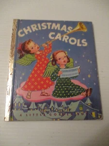 Christmas Carols Children's A Little Golden Book 1946 Vintage - Picture 1 of 4