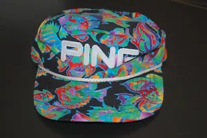 Rare Vintage Ping Golf Hat – Rainbow Fish Colorful Pattern Made In USA - Picture 1 of 5