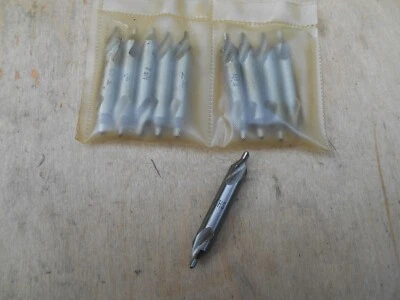 10 Pcs , HSS Center Drills No.4  60 Degree Combined Countersink Bits Drilling - Image 1 of 2