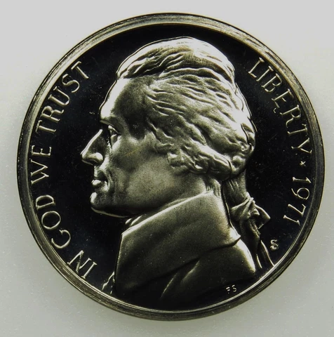 1971-S Proof Jefferson Nickel Full Steps Nice Coins Priced Right Shipped FREE Cover
