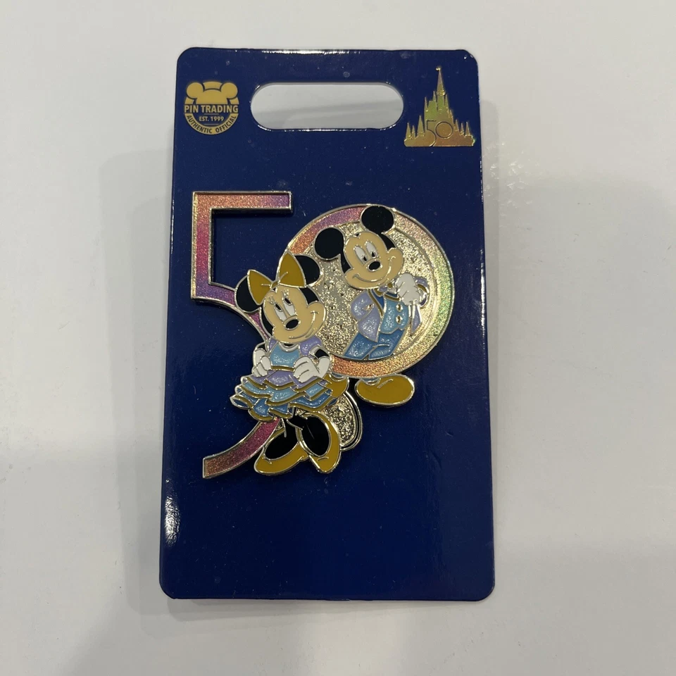 Pin 50 Aniversario Walt Disney World - ¡Mickey y Minnie! Foto 1 de 1