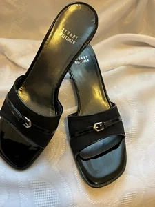 STUART WEITZMAN BELTIEX-SIZE 8 M BLACK GROSGRAIN FOR WOMEN - Picture 1 of 3