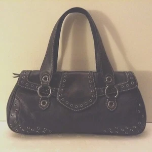 "Michael Kors" Artisan Schultertasche Baguette Gen. Schwarz Robustes Leder. - Bild 1 von 13