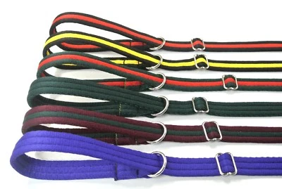 Gun Dog Slip Leads Training Obedience 60" Leash 20mm 25mm Air Webbing 23 Colours - Image 1 of 4
