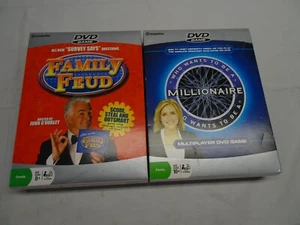 DVD Games Lot 2 FAMILY FEUD & Who Wants to be a MILLIONAIRE - Picture 1 of 8
