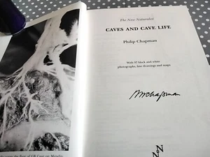 CAVES & CAVE LIFE BY PHILIP CHAPMAN THE NEW NATURALIST LIBRARY PB signed - Picture 1 of 1
