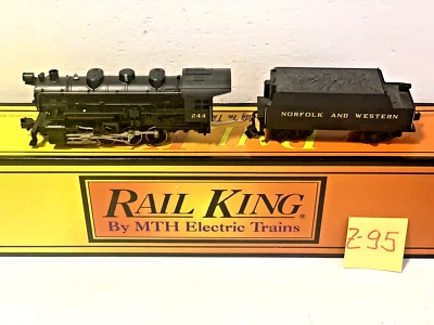 MTH RK-1111LP Norfolk & Western Scale Switcher 0-8-0 w/Protosound LN TESTED-WORK - Image 1 of 4
