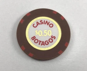Vintage CASINO BOTAGOS $0.50 International Casino Gambling Gaming Casino Chip - Picture 1 of 1