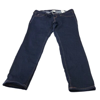 Old Navy Maternity jeans Womens 10 short rockstar blue full panel stretch denim - Image 1 of 4