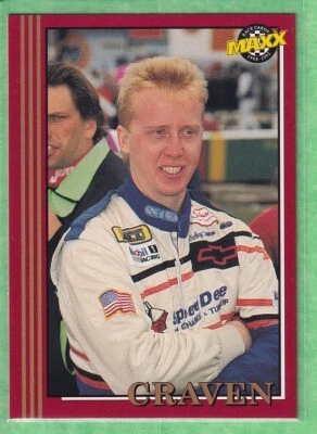 1992 Maxx Collection #88 Ricky Craven - Image 1 of 2