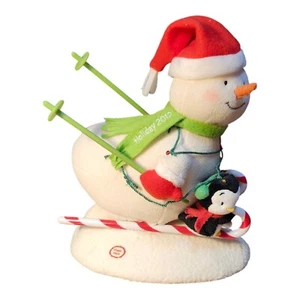 Hallmark Jingle Pals Swooshin' Dúo Esquí Muñeco de Nieve Cantando Animado *NO FUNCIONA* - Imagen 1 de 1