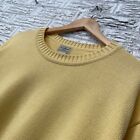 Vintage L.L. Bean Men?S 100% Cotton Heavyweight Sweater Xxl Yellow