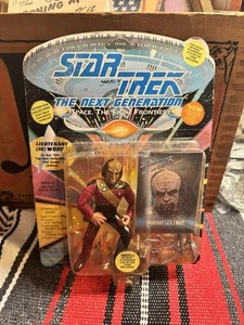 Star Trek The Next Generation Lt. Worf Actionfigur UNPUNCHED 1992 Playmates  - Bild 1 von 7