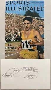 Jim Beatty **Signature / Autograph** 1st to Break the 4 minute mile indoors - Picture 1 of 3